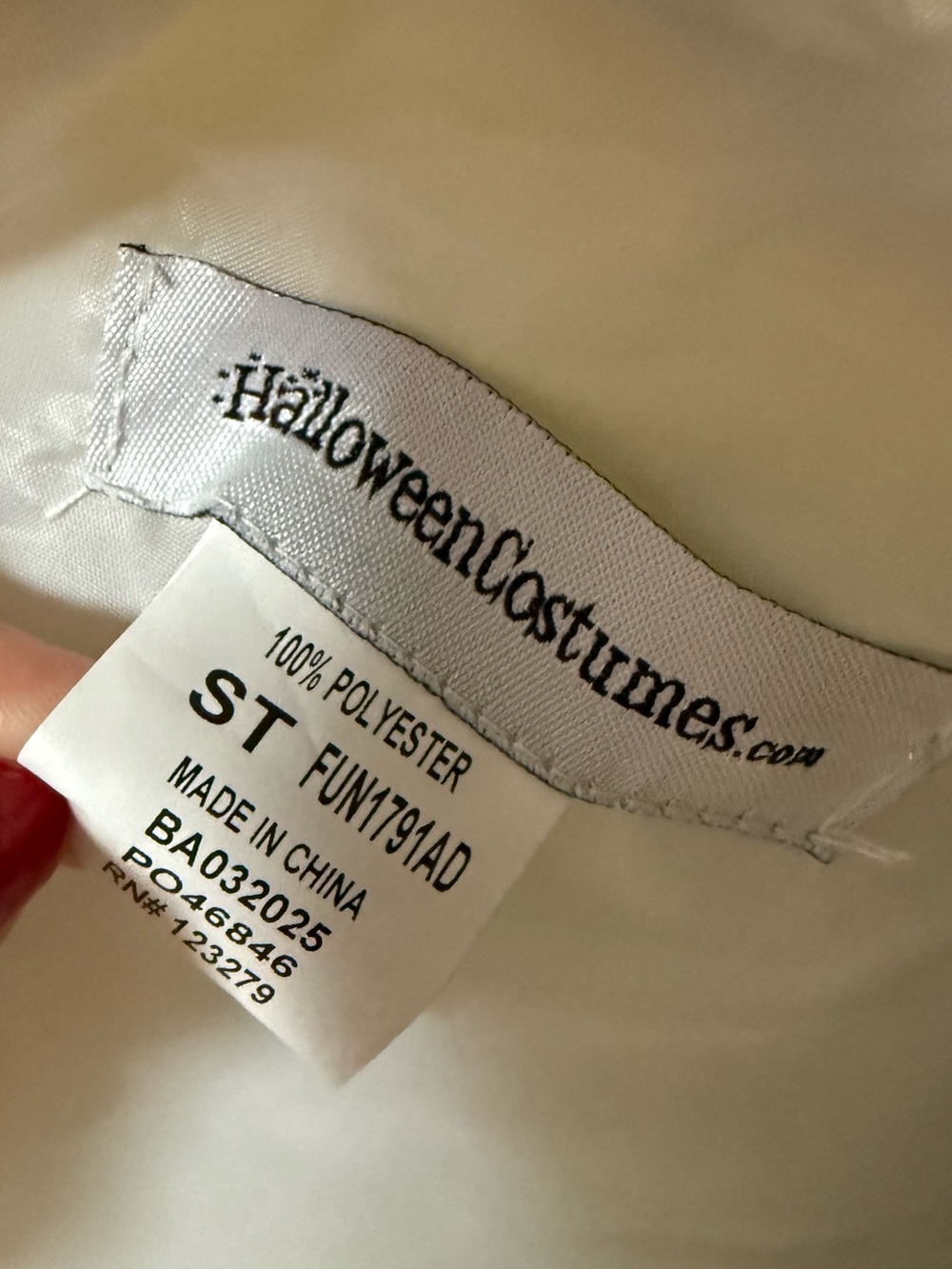 Silver Cloud & Lightning Costume, size Adult. - Picture 3 of 5